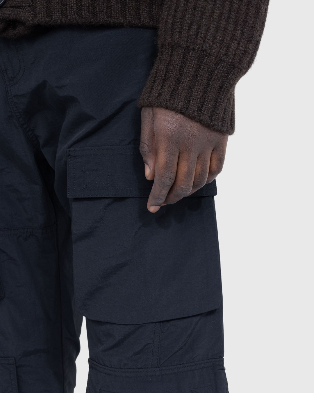 Martine Rose – Twist Seam Cargo Trouser Black - Pants - Black - Image 5