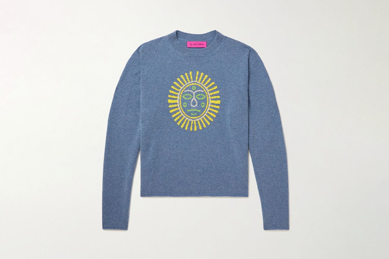 Technicolor Sunshine Embroidered Cashmere Sweater