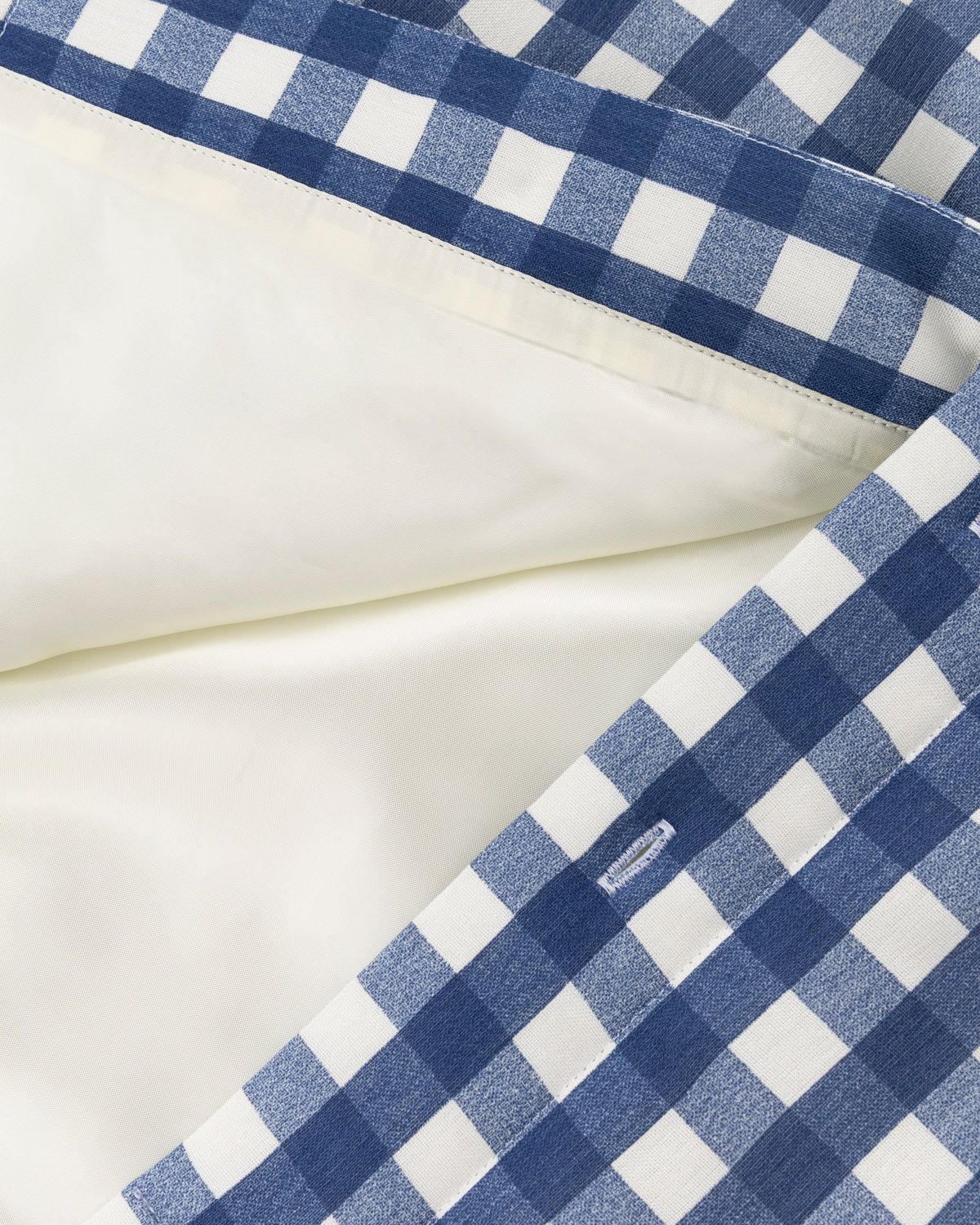 JACQUEMUS – La Chemise Boulanger Navy Checks - Shirts - Blue - Image 3