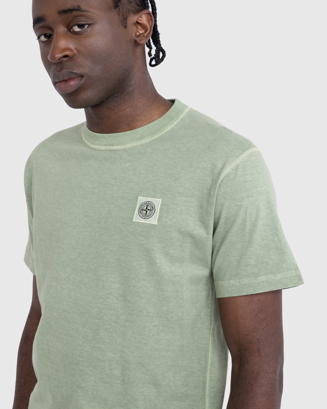 Stone island patch t hot sale shirt