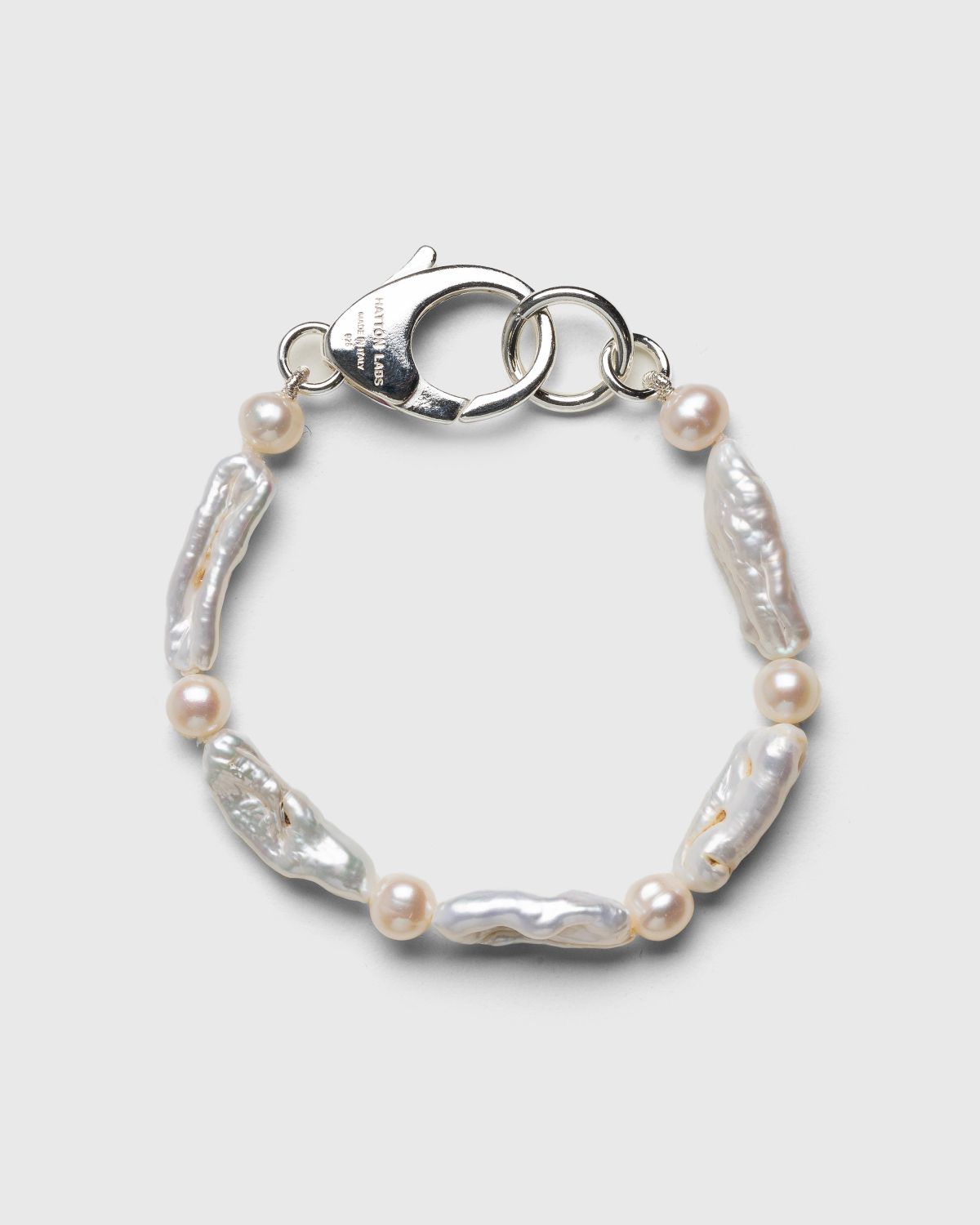 Hatton Labs – Baroque Pearl Bracelet Silver - Jewelry - Silver - Image 1