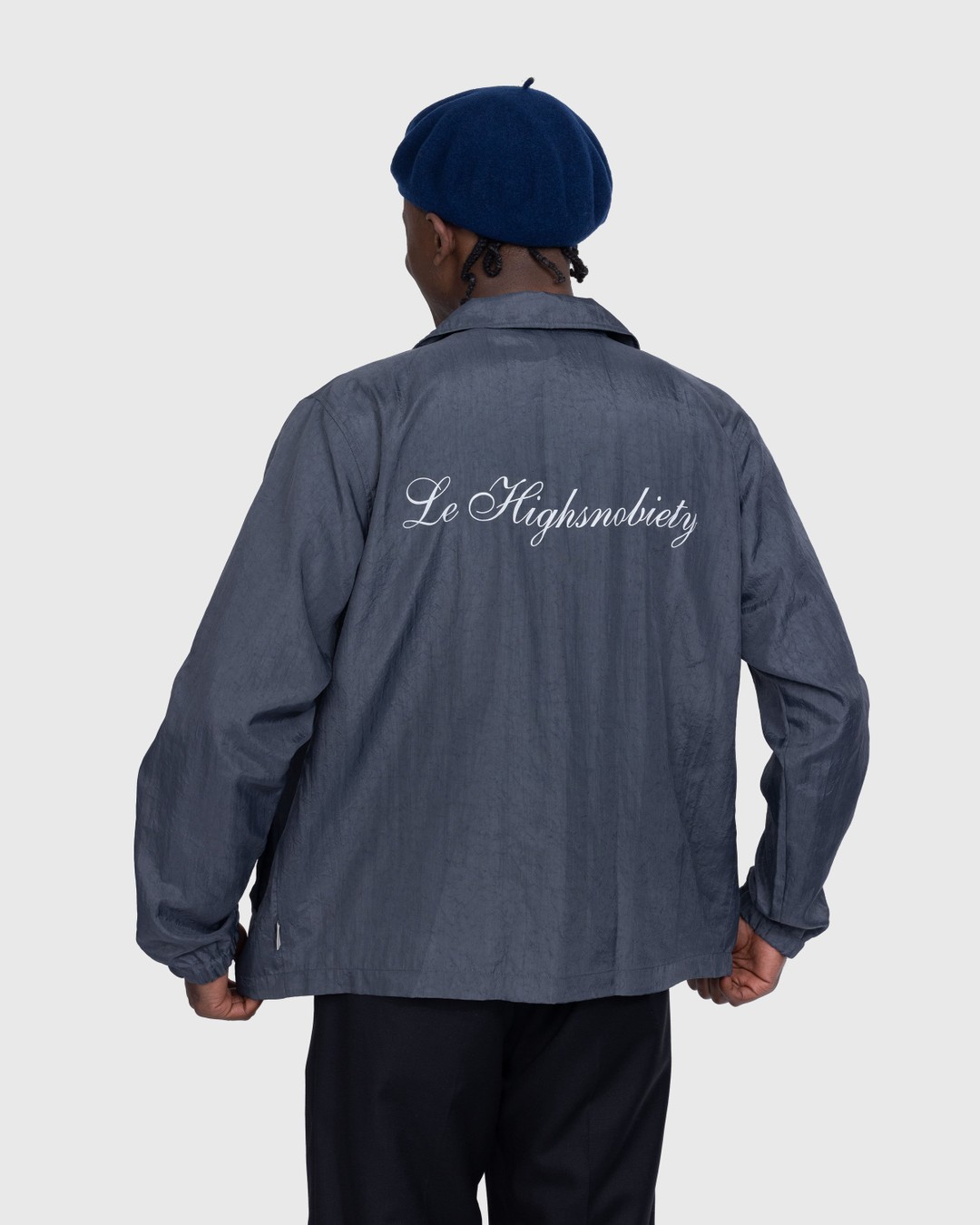 Highsnobiety – Not in Paris 5 Coach Jacket - Outerwear - Grey - Image 4