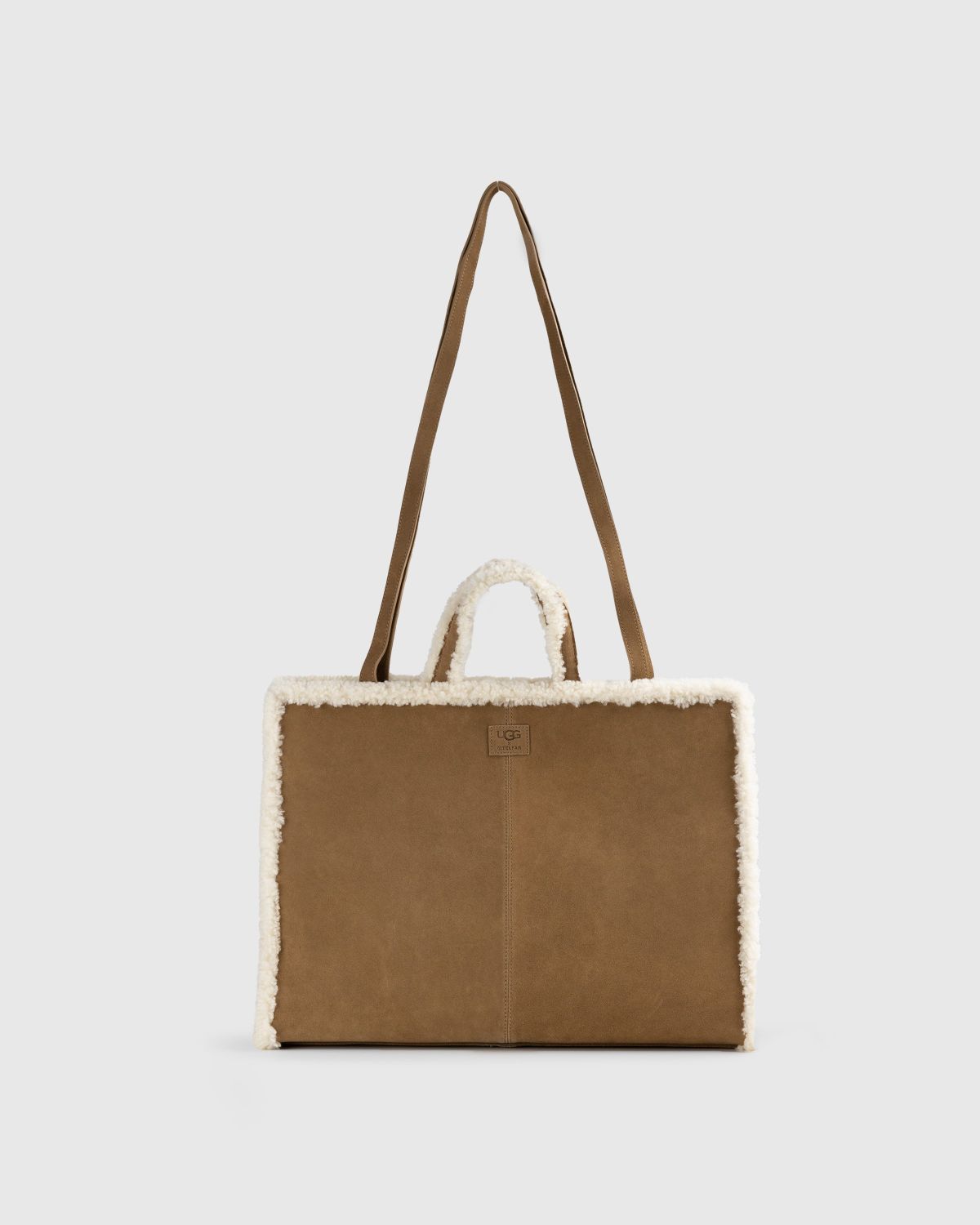 Ugg x Telfar – Suede Large Shopper Chestnut - Bags - Brown - Image 2