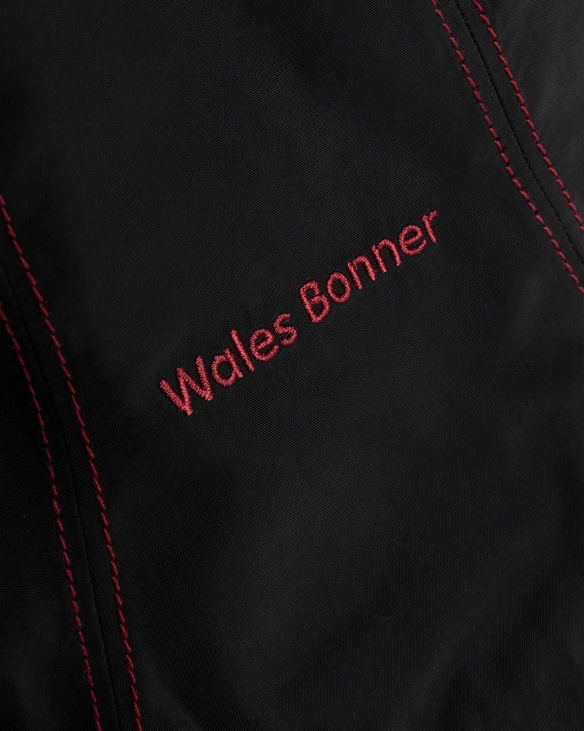 Adidas x Wales Bonner – Sunhat Black Burgundy - Hats - Red - Image 3
