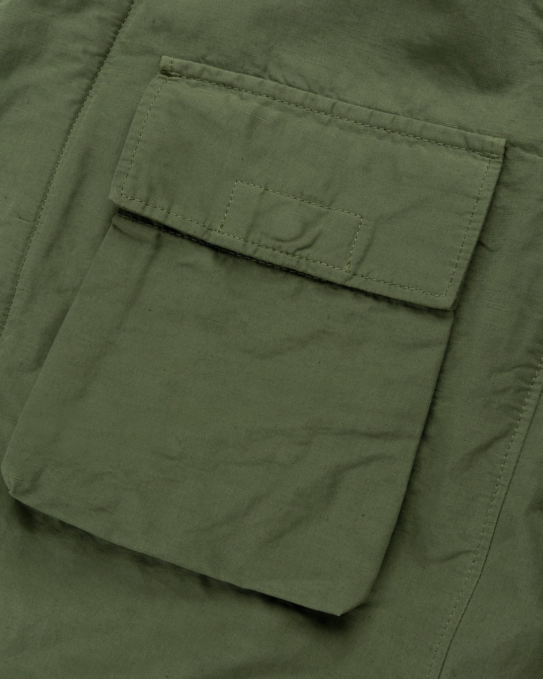 Stone Island – 42406 Garment-Dyed Shirt Jacket With Detachable Vest Olive - Shortsleeve Shirts - Green - Image 6