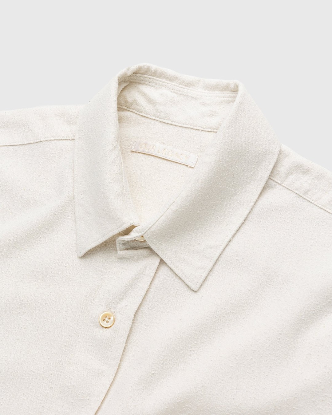 Our Legacy – Classic Shirt White Silk - Longsleeve Shirts - White - Image 3