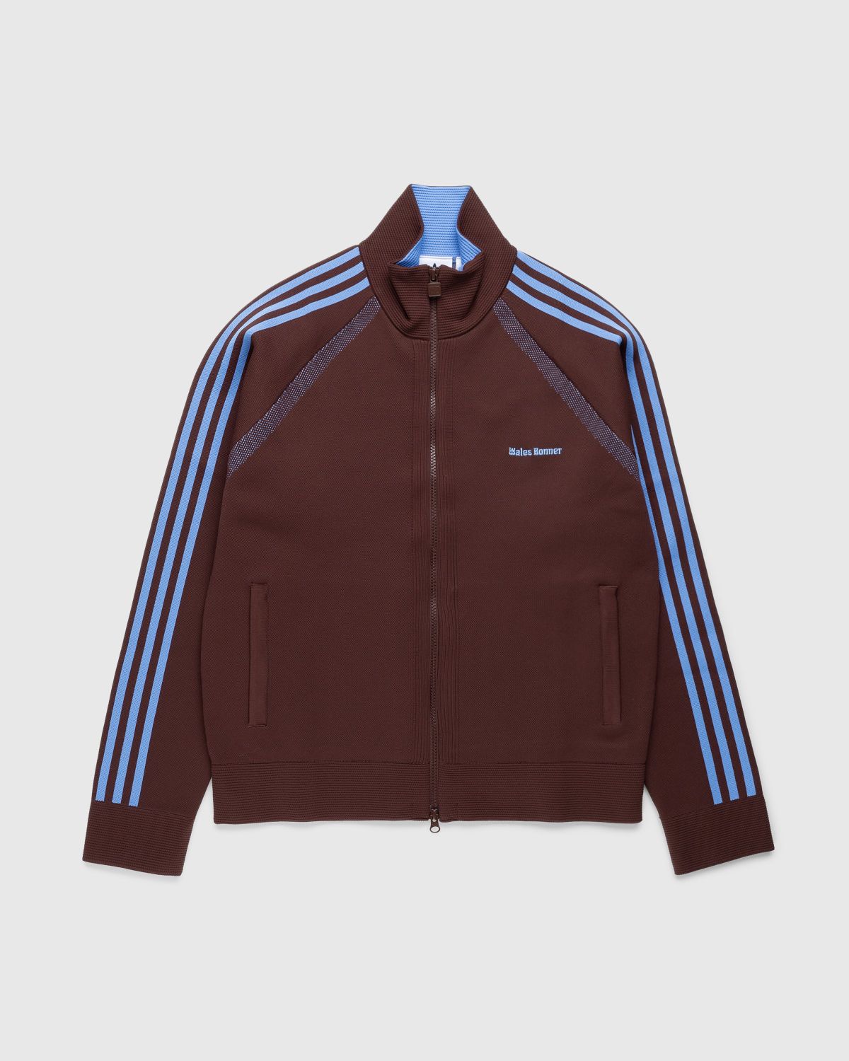 Adidas x Wales Bonner – Knit Track Top Mystery Brown - Tops - Brown - Image 1