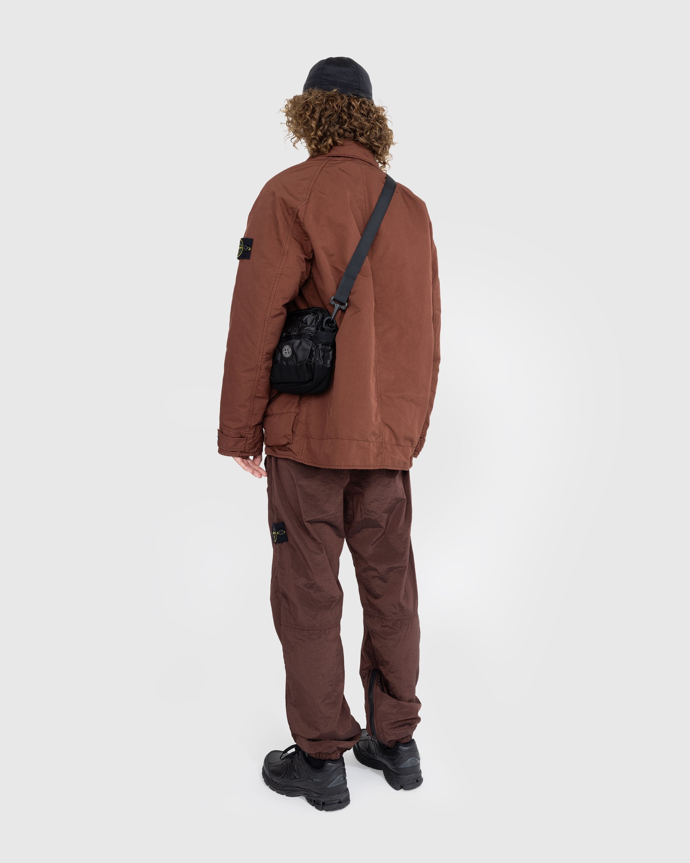 Stone Island – David-TC Down Jacket Maroon/Blue - Outerwear - Brown - Image 5
