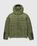 Adidas – Itavic 3-Stripes Midweight Hooded Jacket Olive - Down Jackets - Green - Image 1