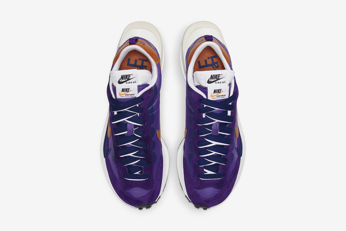sacai x Nike VaporWaffle Dark Iris & Sesame: Where to Buy Today