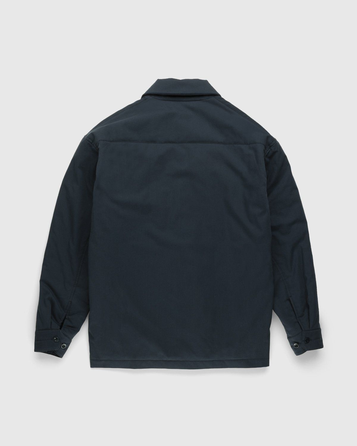 Lemaire – Wadded Brushed Overshirt Vulcan Blue - Shirts - Blue - Image 2