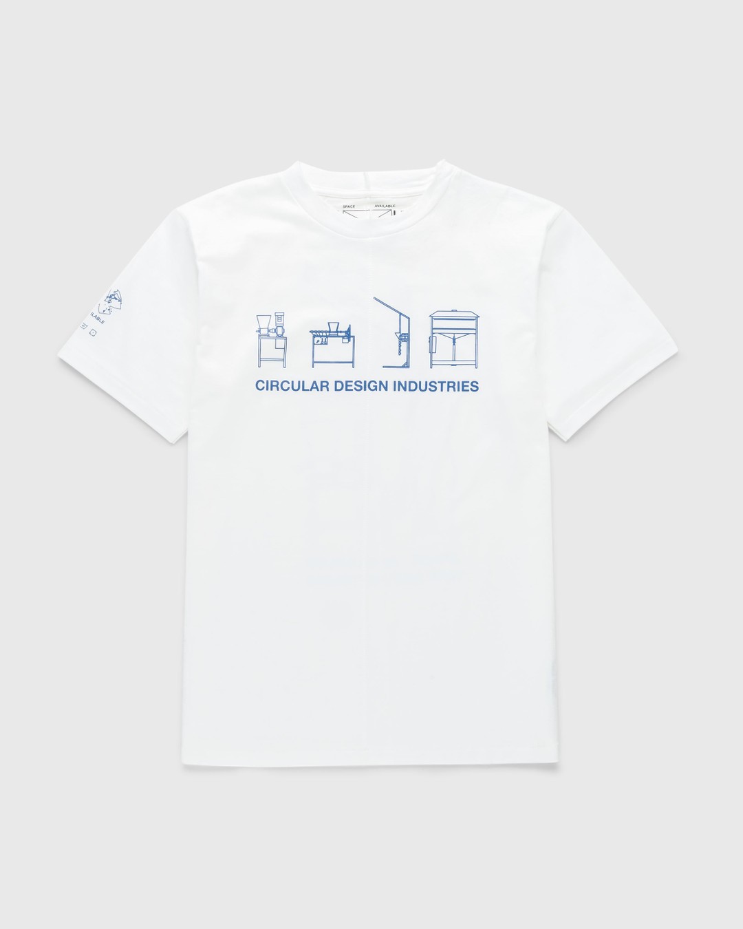 Space Available Studio – Circular Industries T-Shirt White - Tops - White - Image 2