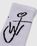 J.W. Anderson – JWA Logo Short Ankle Socks White/Black - Crew - White - Image 3