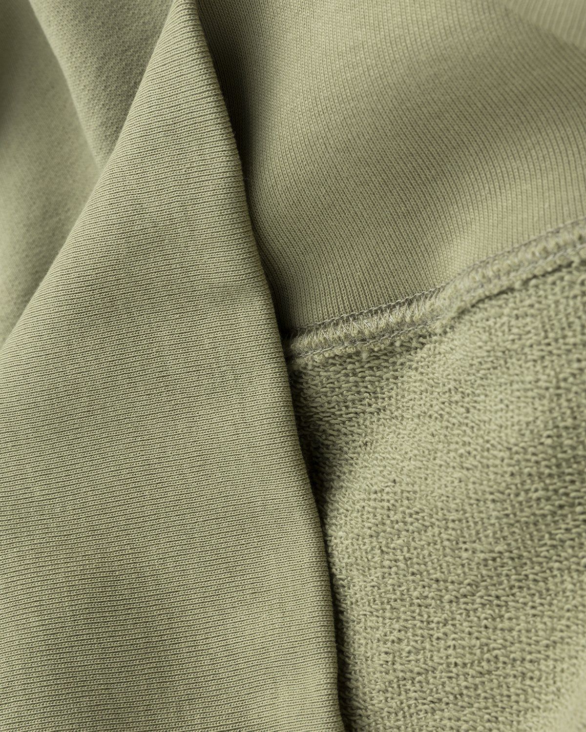 Acne Studios – Organic Cotton Hooded Sweatshirt Eucalyptus Green - Sweats - Green - Image 4