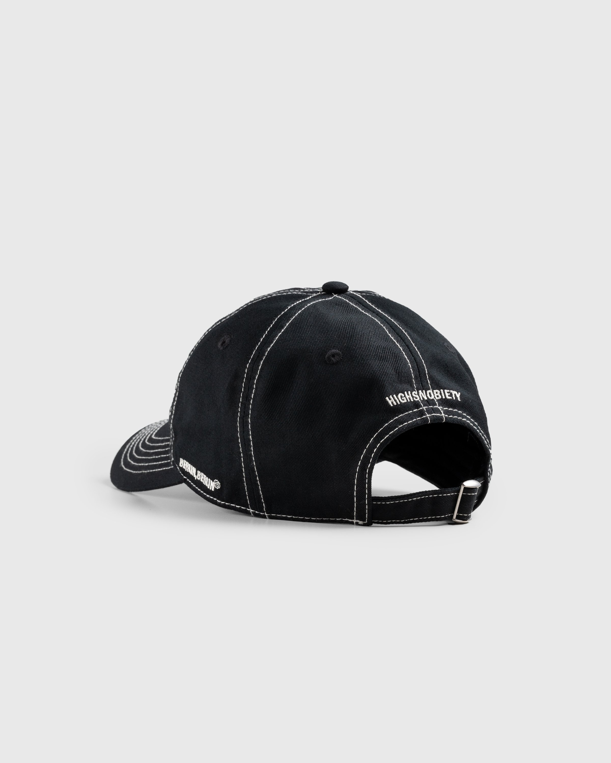 Tresor x Highsnobiety – BERLIN, BERLIN 3 Cap Black - Hats - Black - Image 2