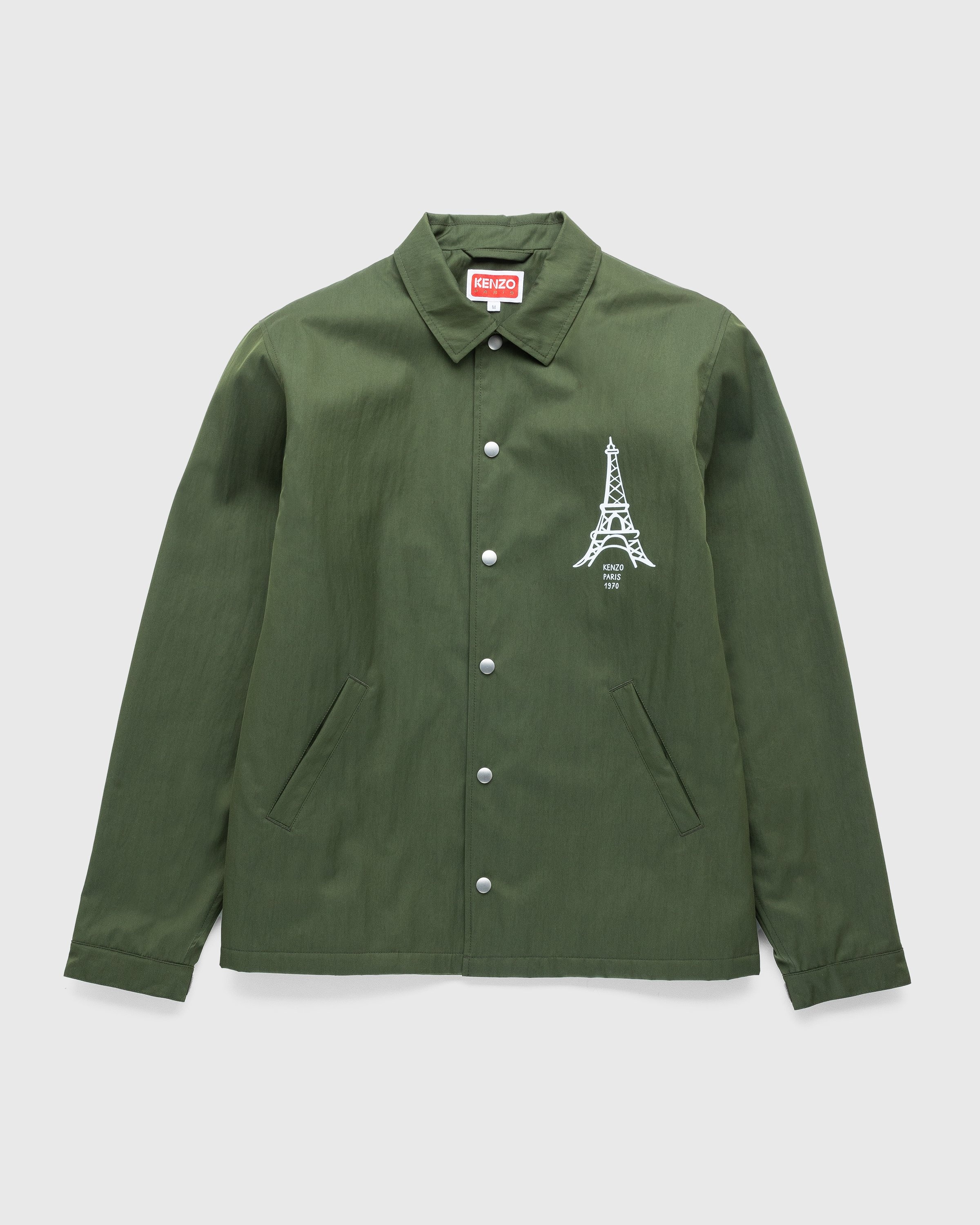 Kenzo – Bomber Jacket Dark Khaki - Outerwear - Green - Image 1