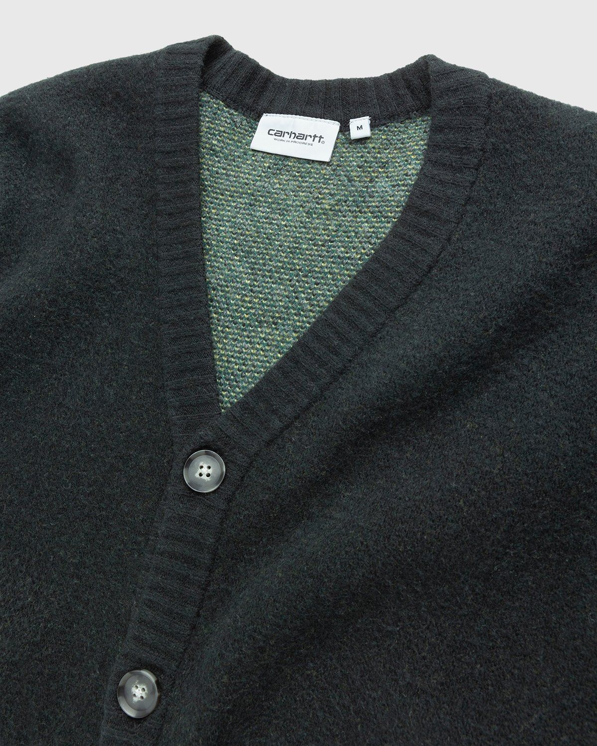 Carhartt WIP – Dillon Cardigan Stripe Black - Knitwear - Black - Image 4