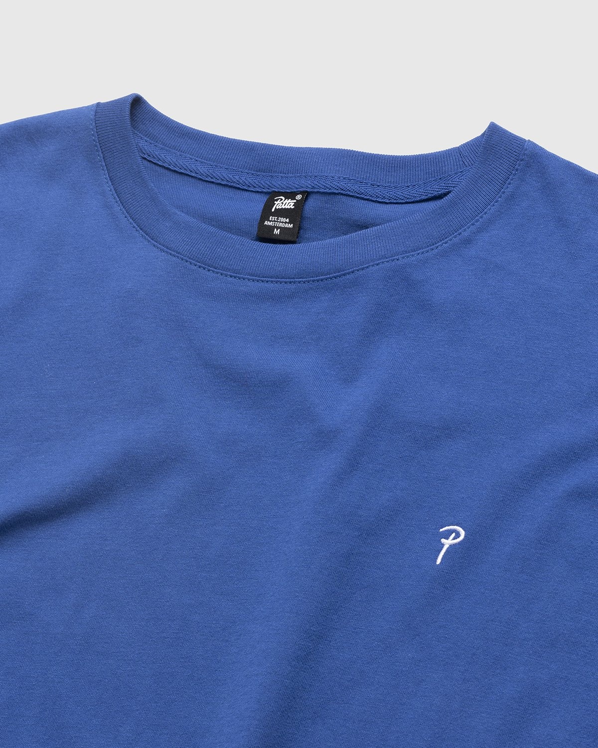 Patta – Basic Script P T-Shirt Monaco Blue - T-shirts - Blue - Image 4