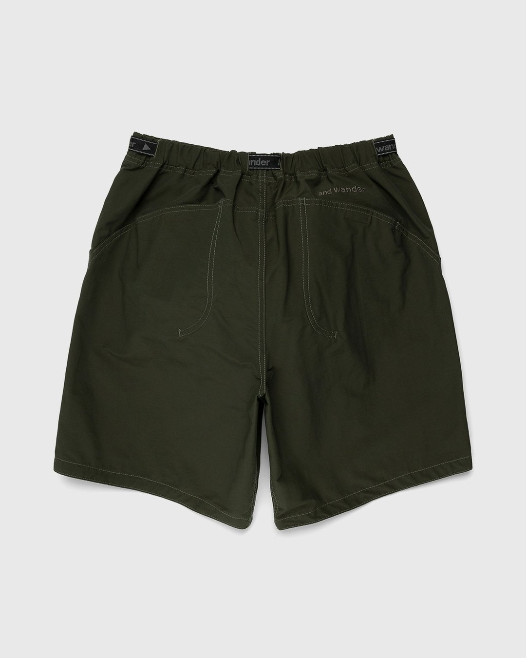 And Wander – 60/40 Cloth Shorts Khaki - Shorts - Green - Image 2