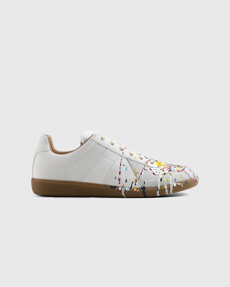 Replica Paint Drop Sneakers White