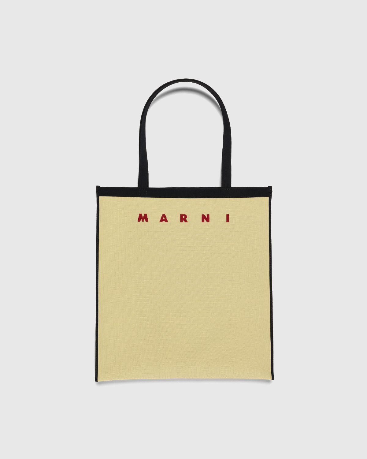 Marni – Flat Shopper Tote Beige - Bags - Beige - Image 1