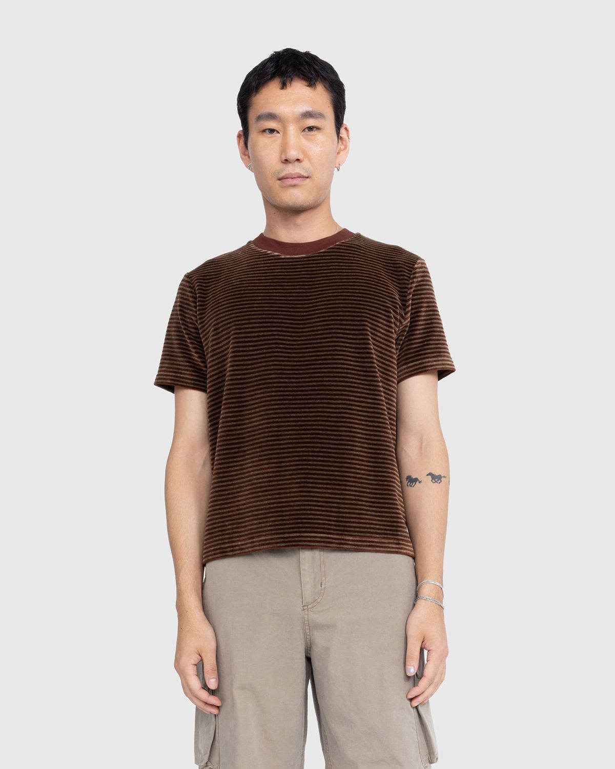 Our Legacy – Hover T-Shirt Brown - T-shirts - Brown - Image 4