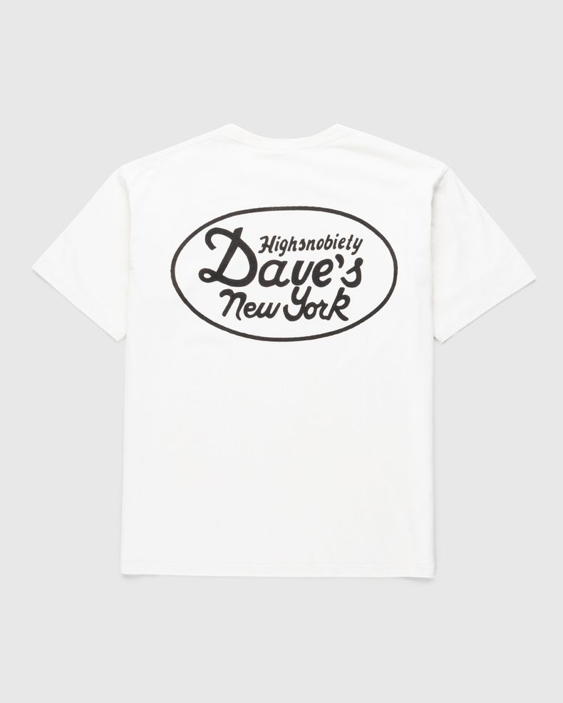 Dave's New York x Highsnobiety – T-Shirt Eggshell