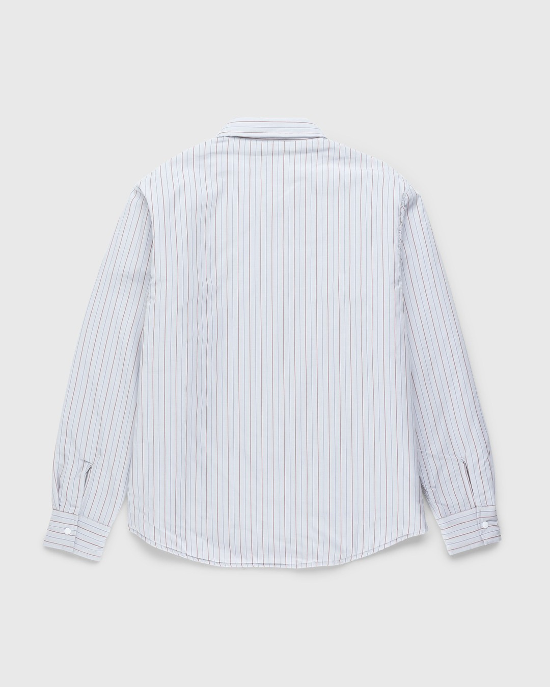 Highsnobiety HS05 – Insulated Shirt Jacket Striped - Outerwear - Beige - Image 2