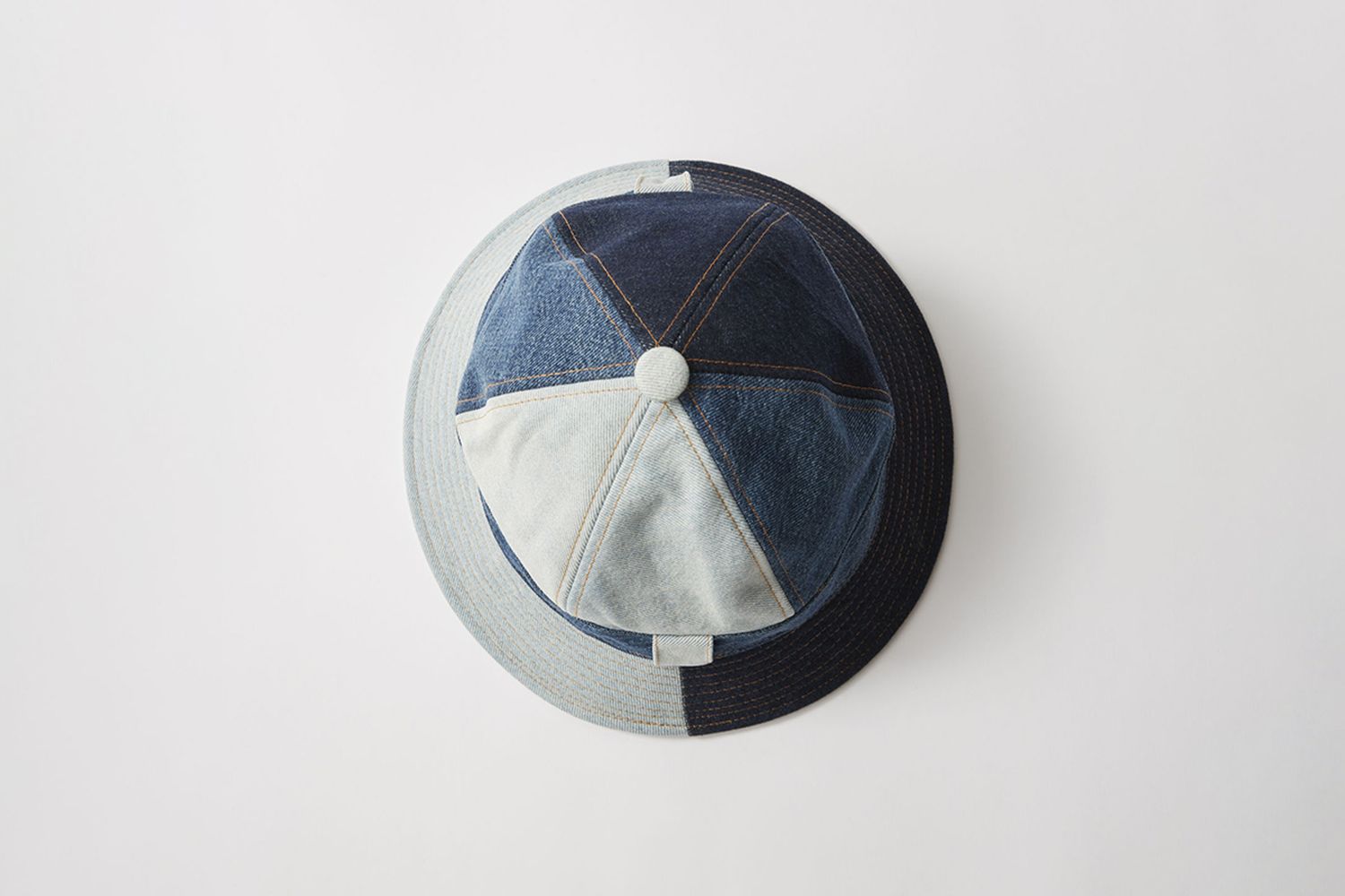Denim Patchwork Bucket Hat