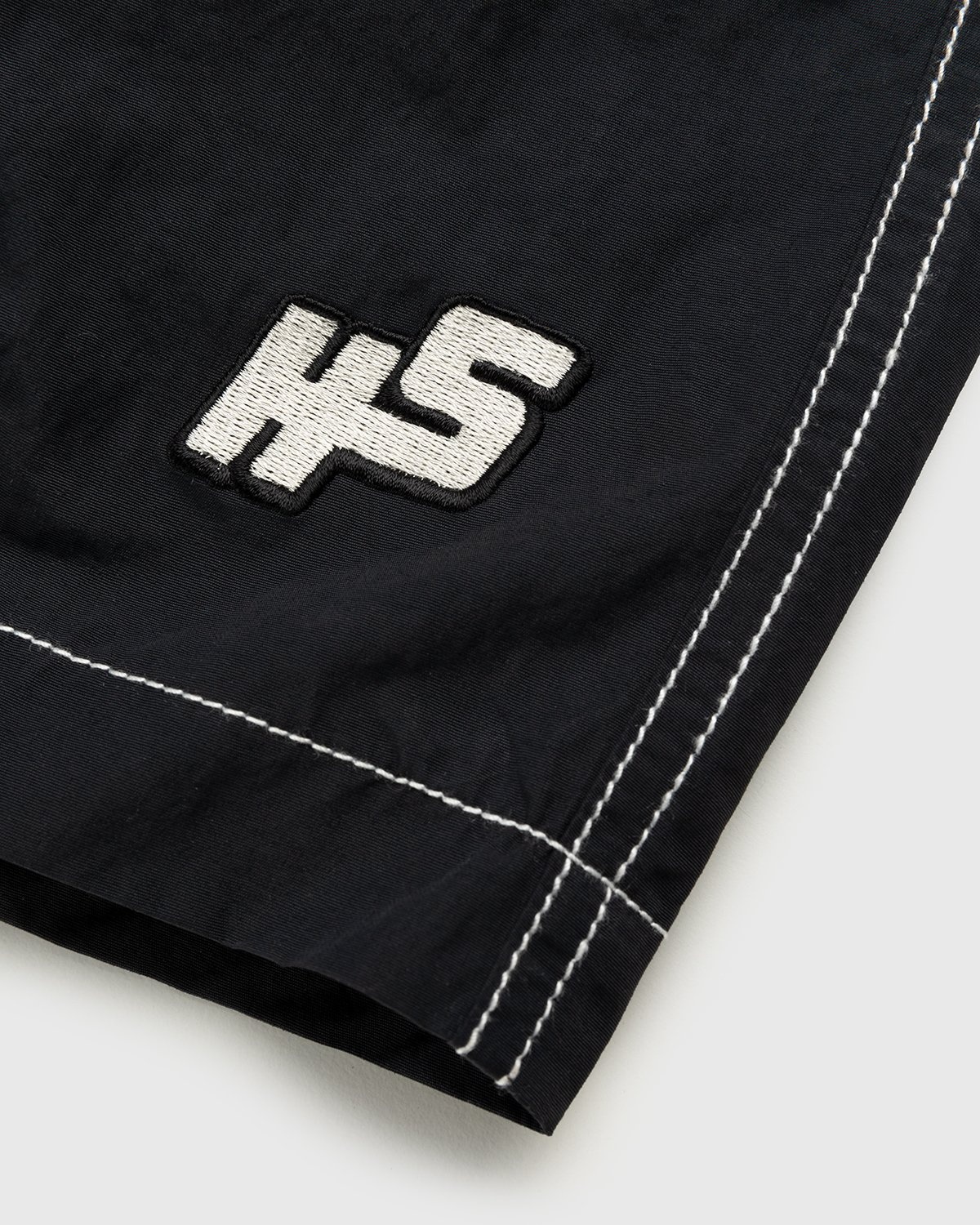 Highsnobiety – Contrast Brushed Nylon Water Shorts Black - Shorts - Black - Image 5