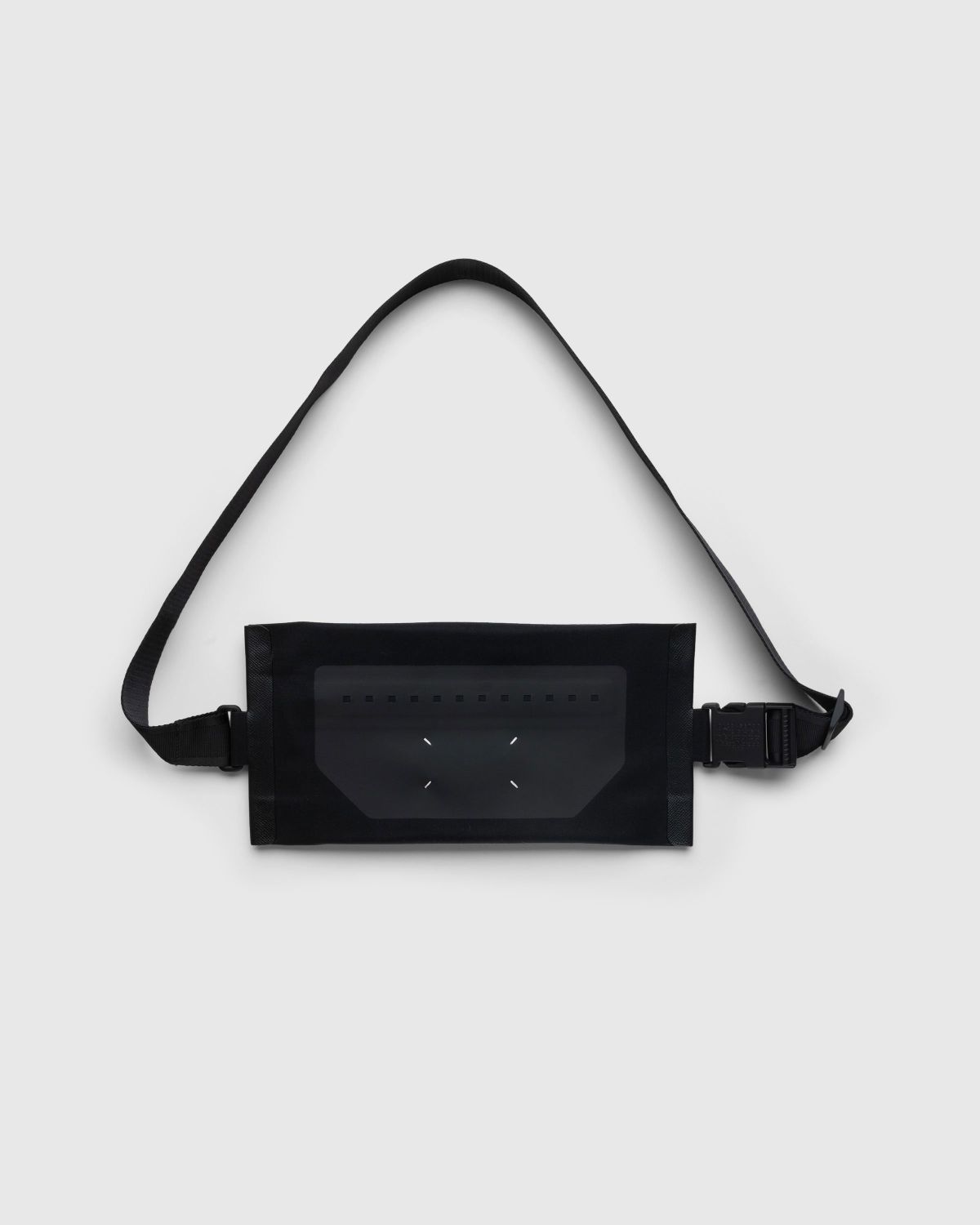 Maison Margiela – Mackintosh Crossbody Tech Bag Black - Bags - Black - Image 1