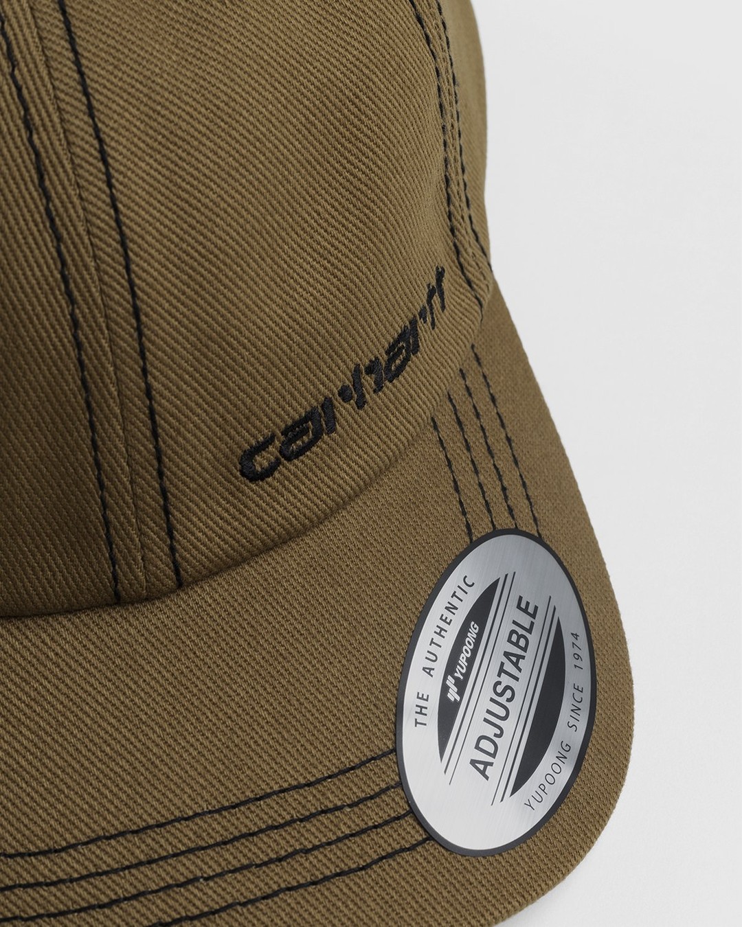 Carhartt WIP – Contrast Stitch Cap Green - Hats - Green - Image 5
