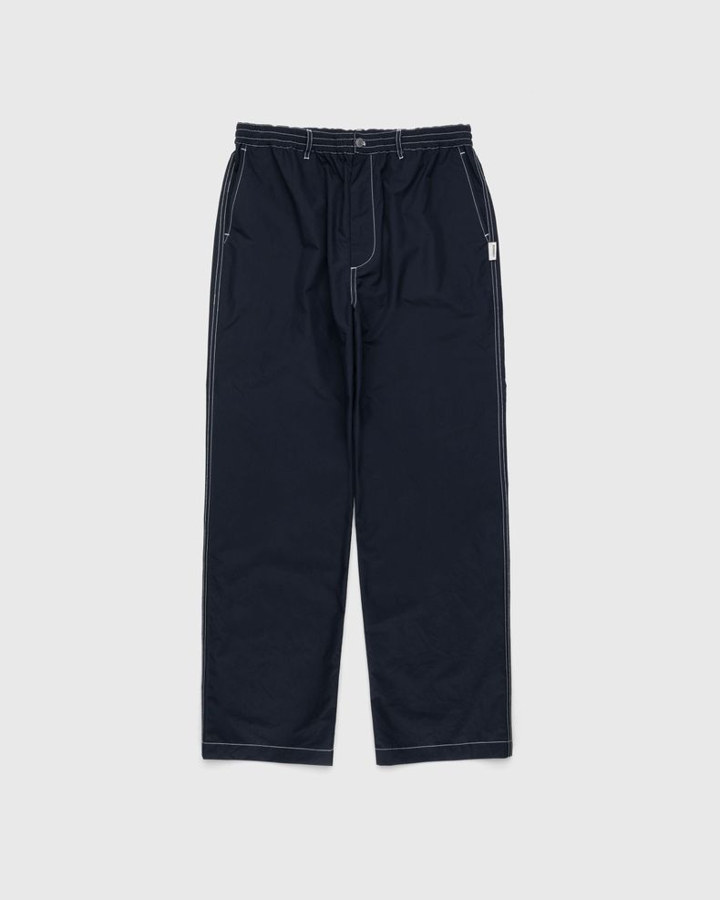 Contrast Stitch Pants Navy