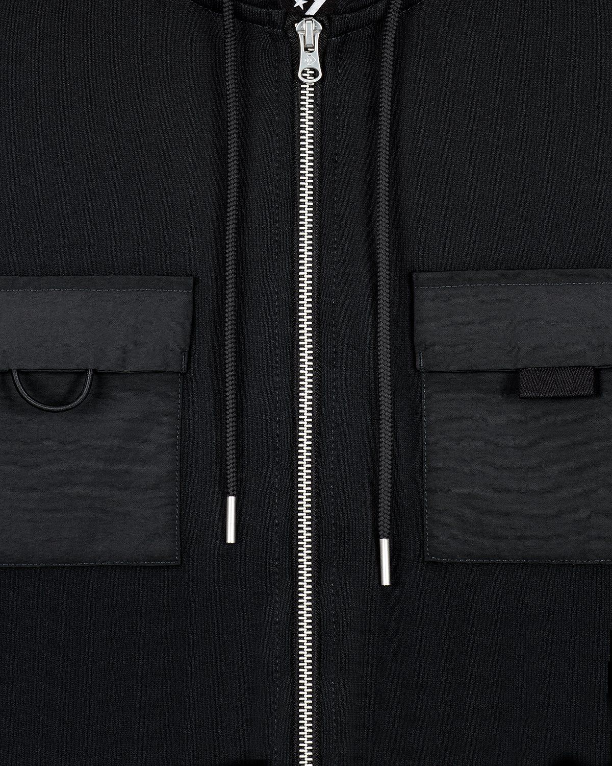 Converse x Joshua Vides – Utility Full Zip Hoodie Black - Sweats - Black - Image 3