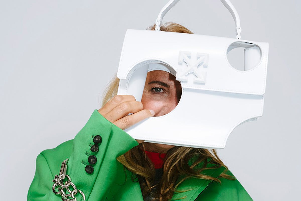 off-white white meteor bag