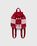 Acne Studios – Knit Face Backpack Deep Red/Faded Pink/Melange