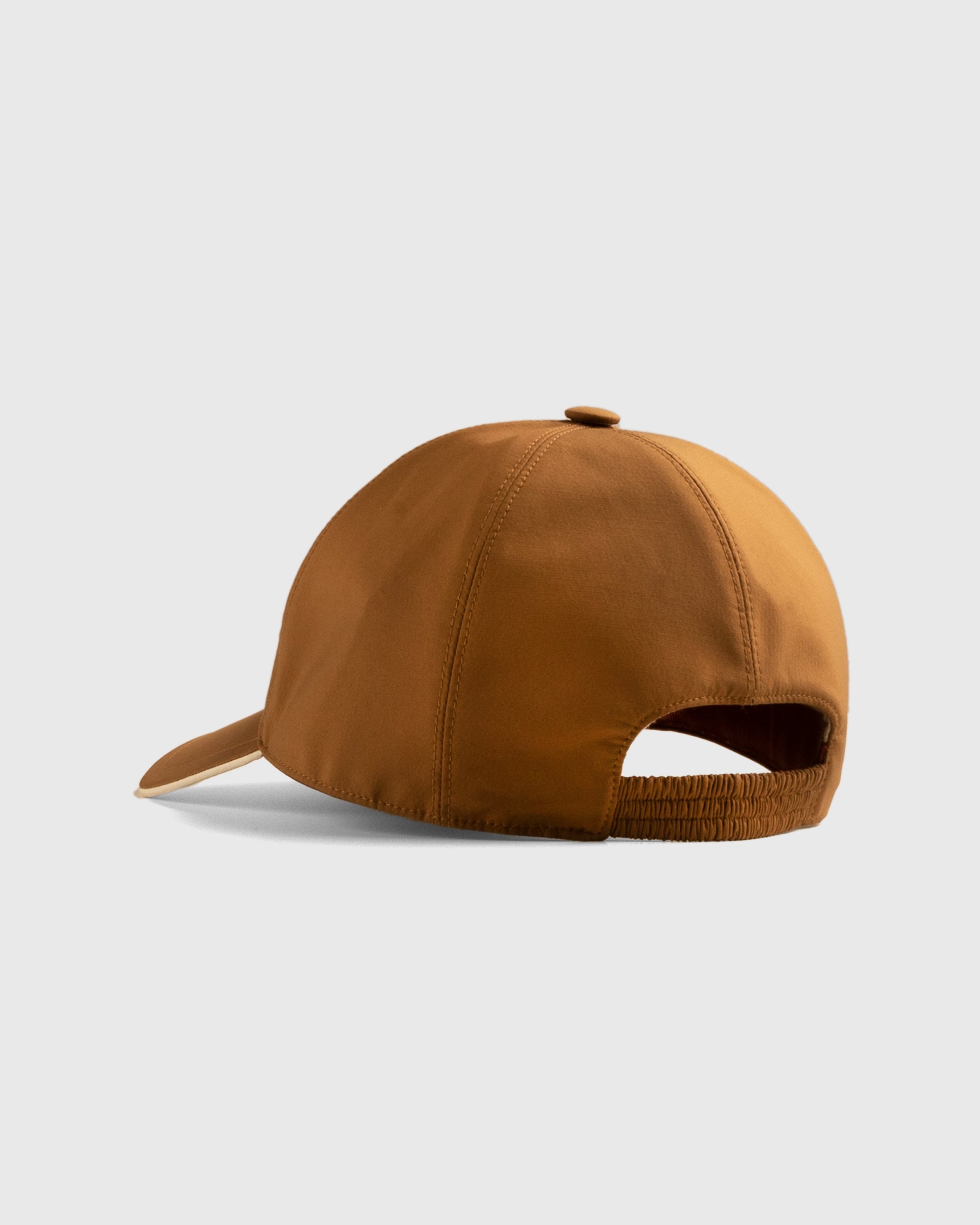 Loro Piana – Bicolor Baseball Cap Pecan / Ivory - Caps - Orange - Image 3
