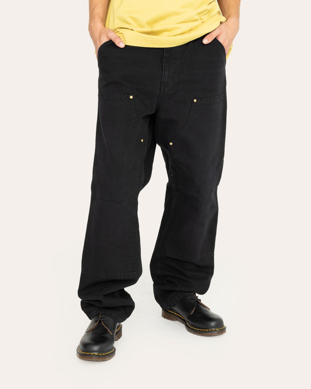 Carhartt WIP – Double Knee Pant Black - Pants - Black - Image 2