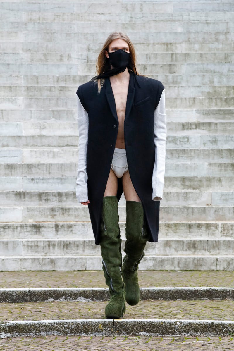 Rick Owens show, Runway, Fall Winter 2021, Paris Fashion Week