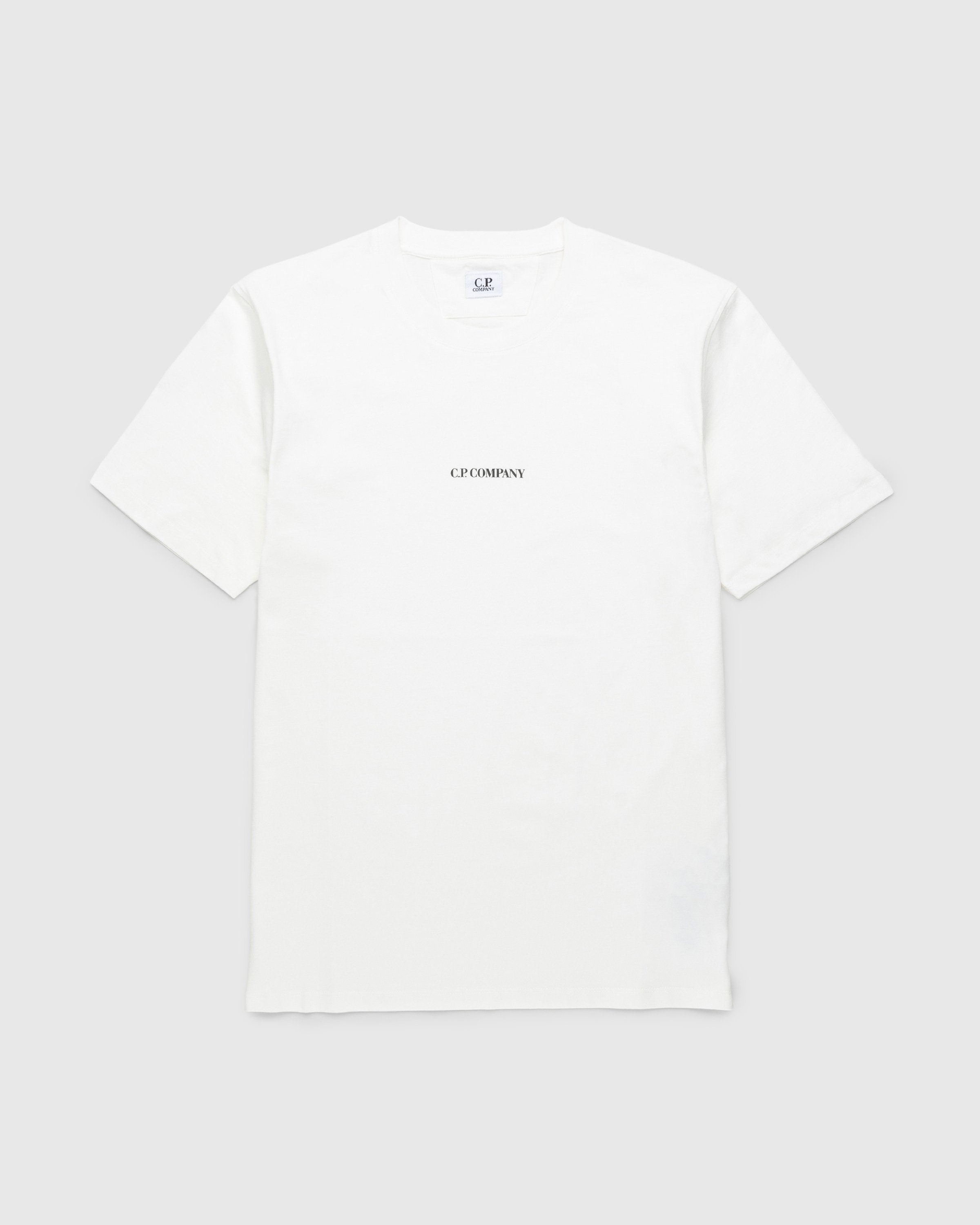 C.P. Company – 30/1 Logo T-Shirt White - Tops - White - Image 1