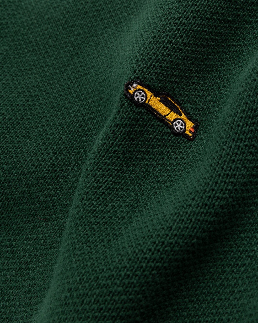 RUF x Highsnobiety – Knitted Crewneck Sweater Green - Knitwear - Green - Image 3