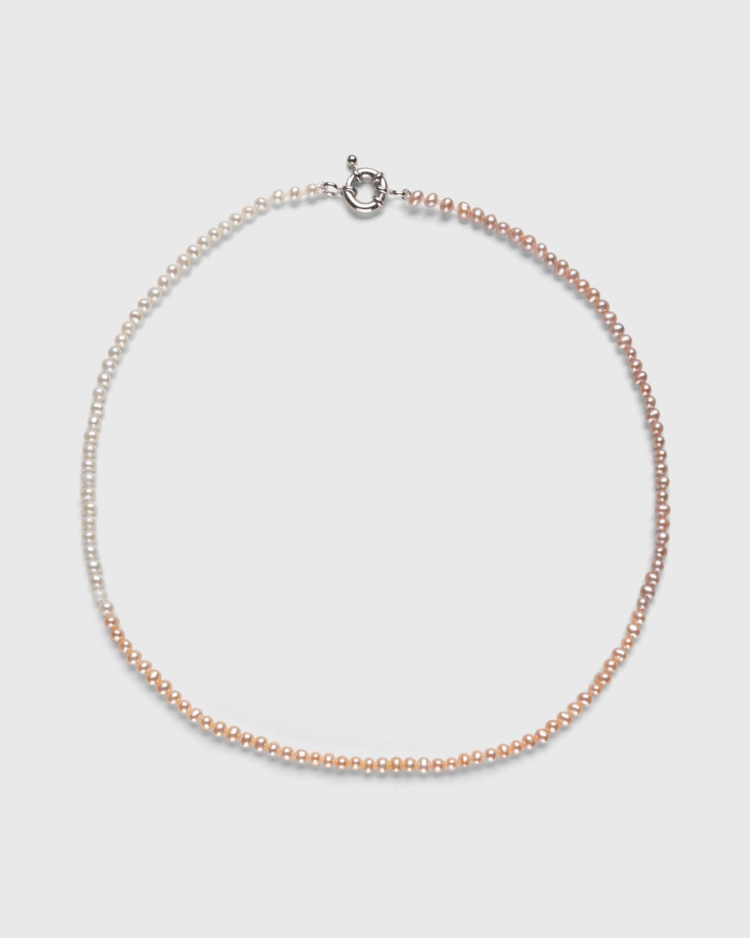 Polite Worldwide – Mini Flow Pearl Necklace Multi - Jewelry - Silver - Image 1