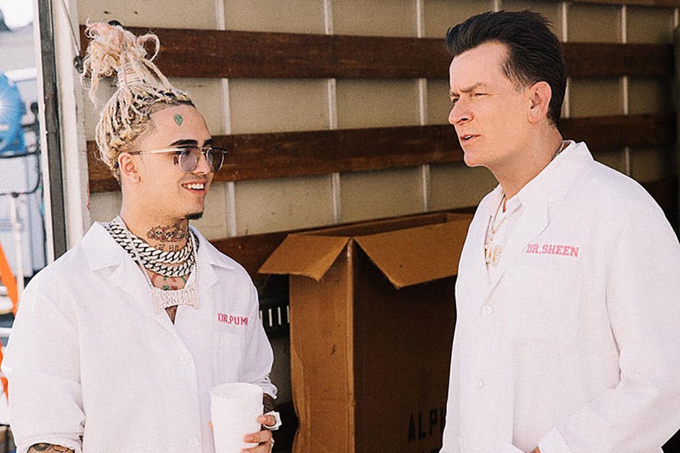 lil pump drug addict charlie sheen