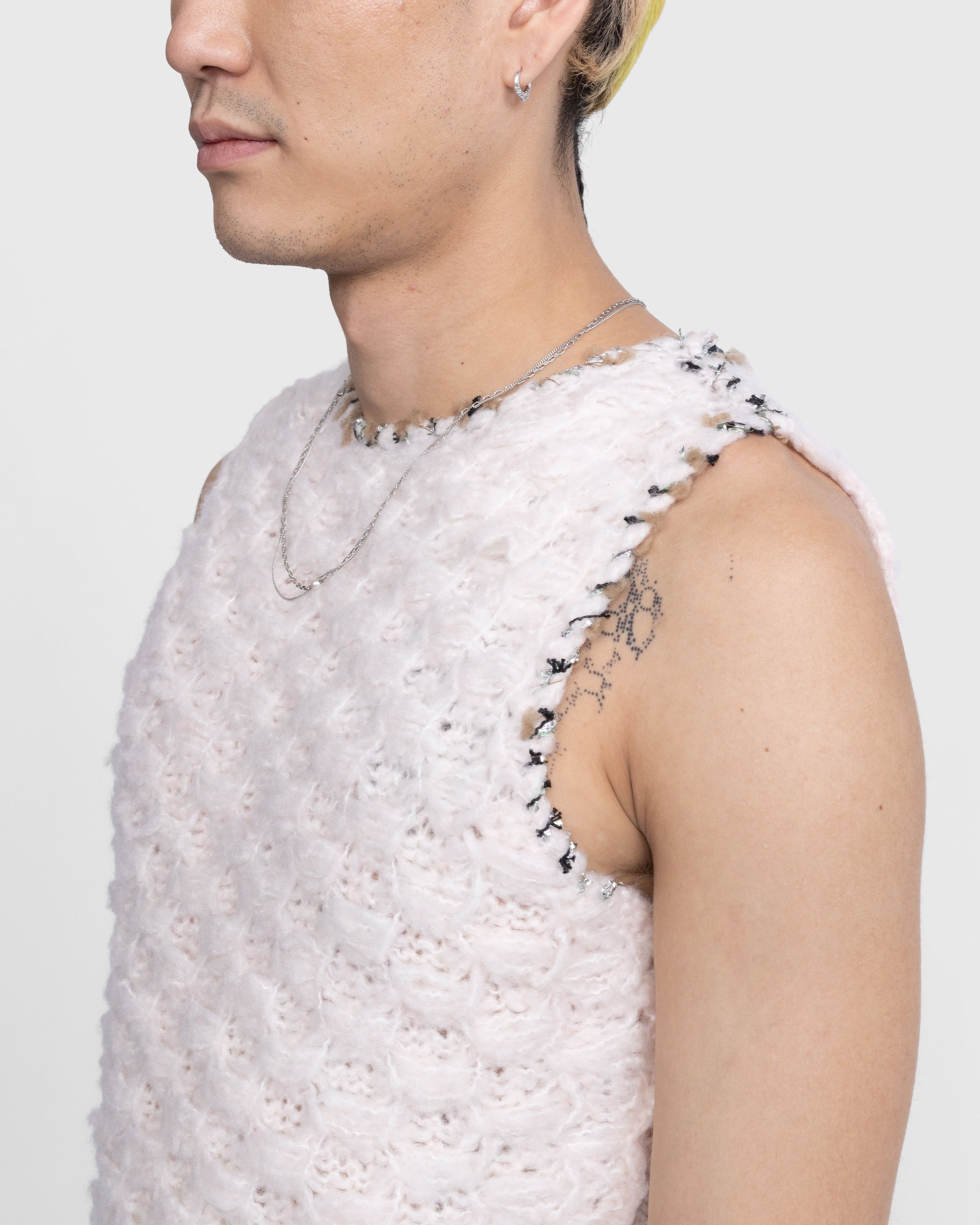 Acne Studios – Knit Vest Pink - Tops - Pink - Image 5