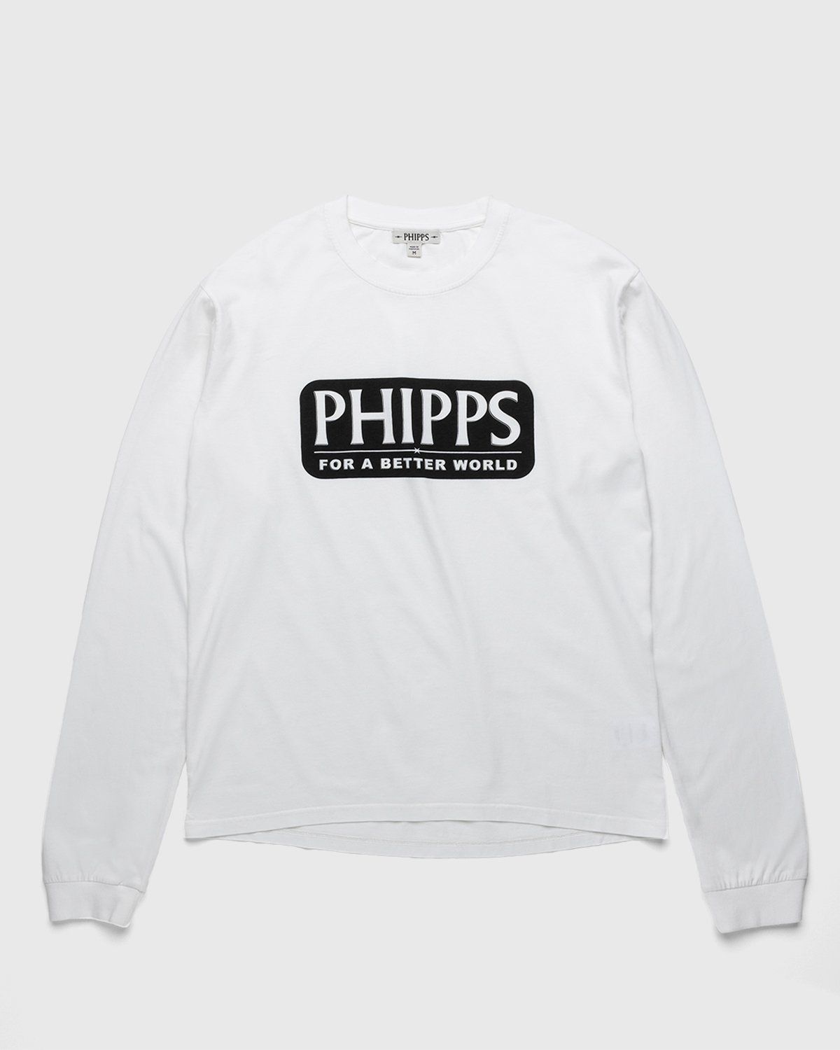 Phipps – Logo Longsleeve White - Longsleeves - White - Image 1
