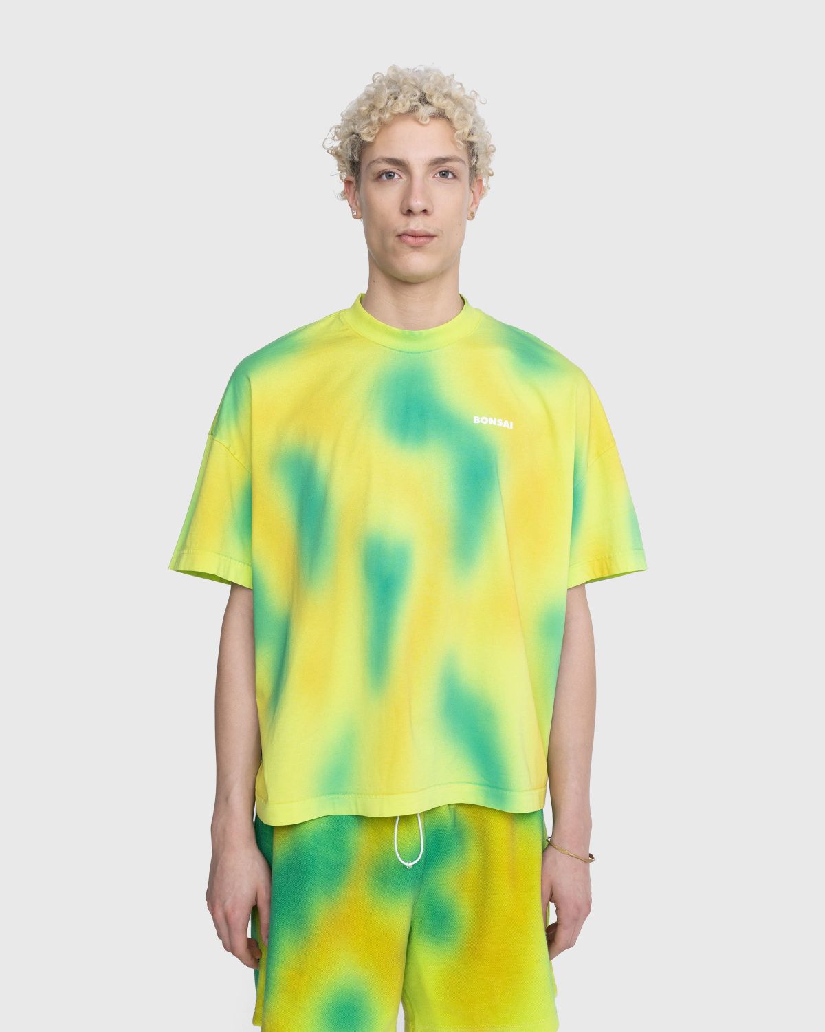 Bonsai – Spray Dyed Oversize Tee Yellow | Highsnobiety Shop