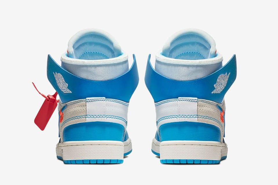 collar enero Plantando árboles Virgil Abloh x Air Jordan 1 "UNC": Release Date, Price & More Info