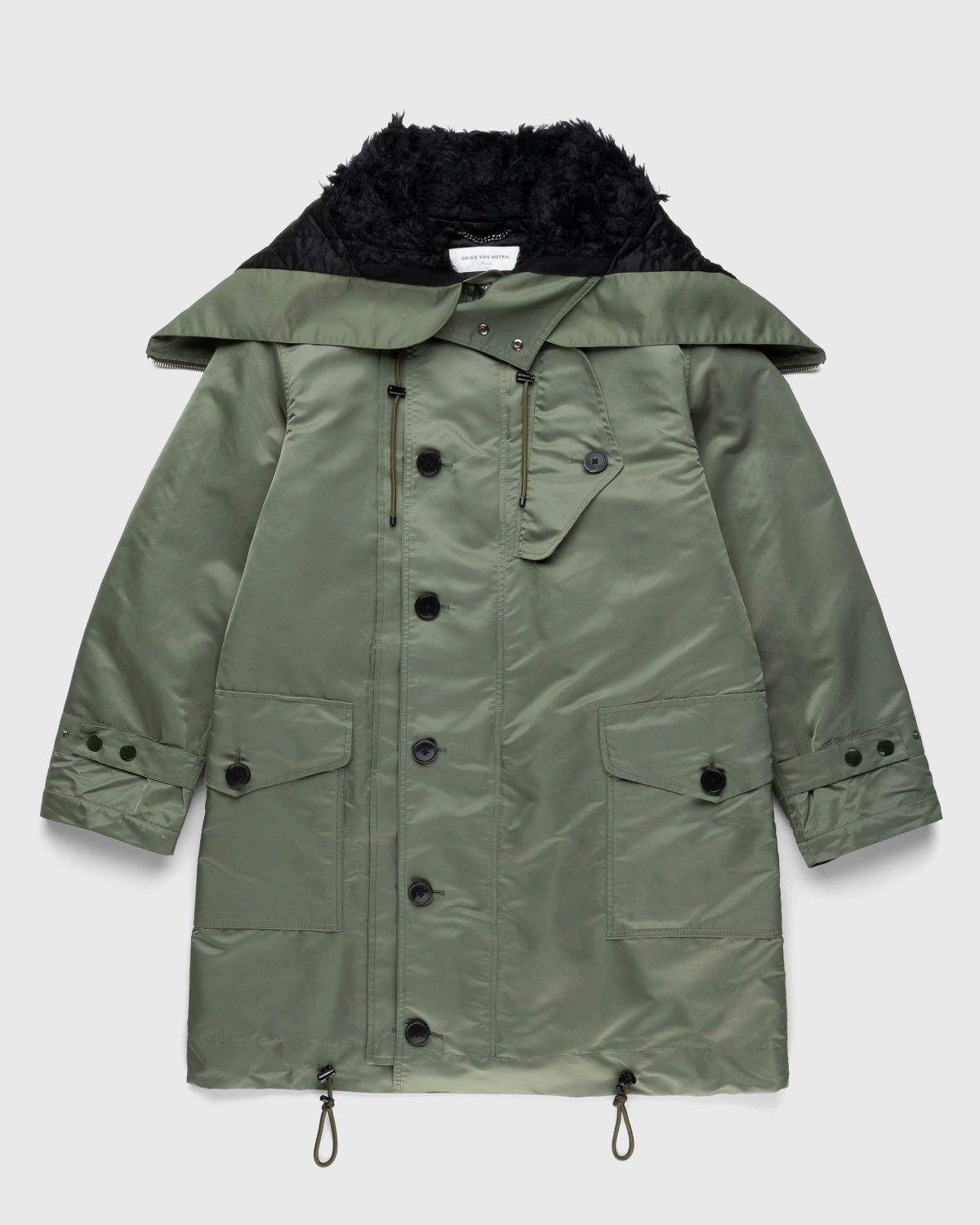 Dries van Noten – Verreli Jacket Khaki - Outerwear - Green - Image 1