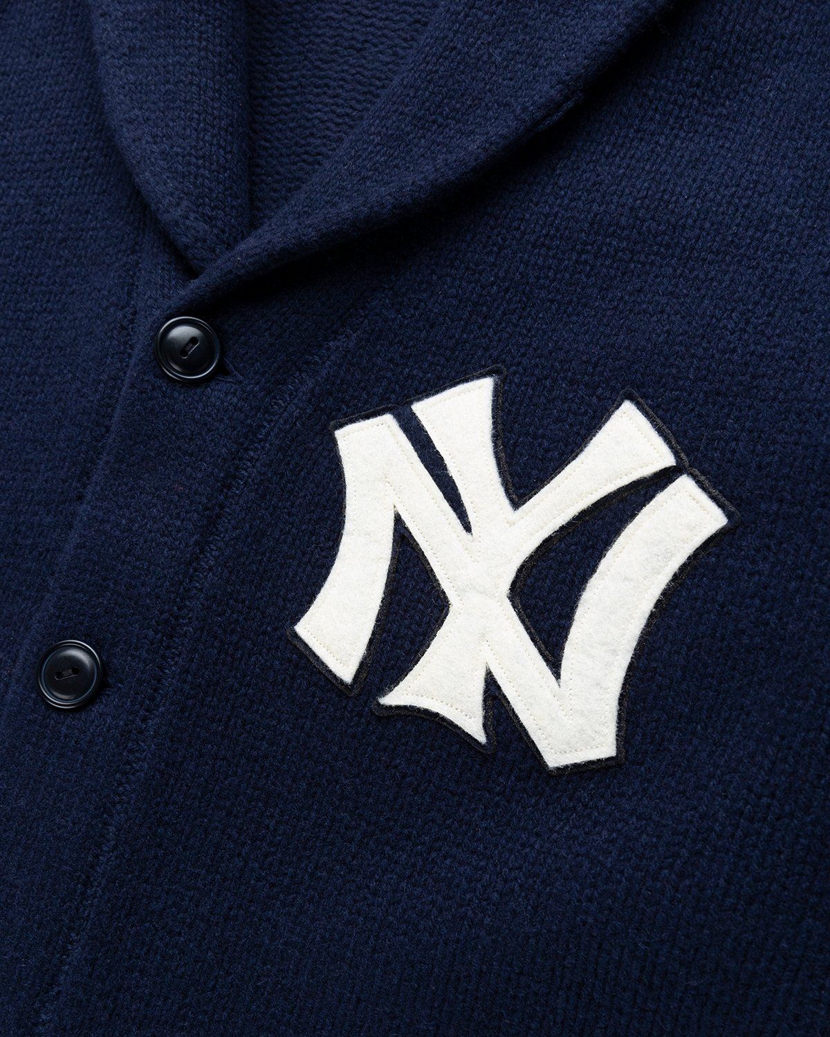 Ralph Lauren – Yankees Cardigan Navy - Knitwear - Blue - Image 4