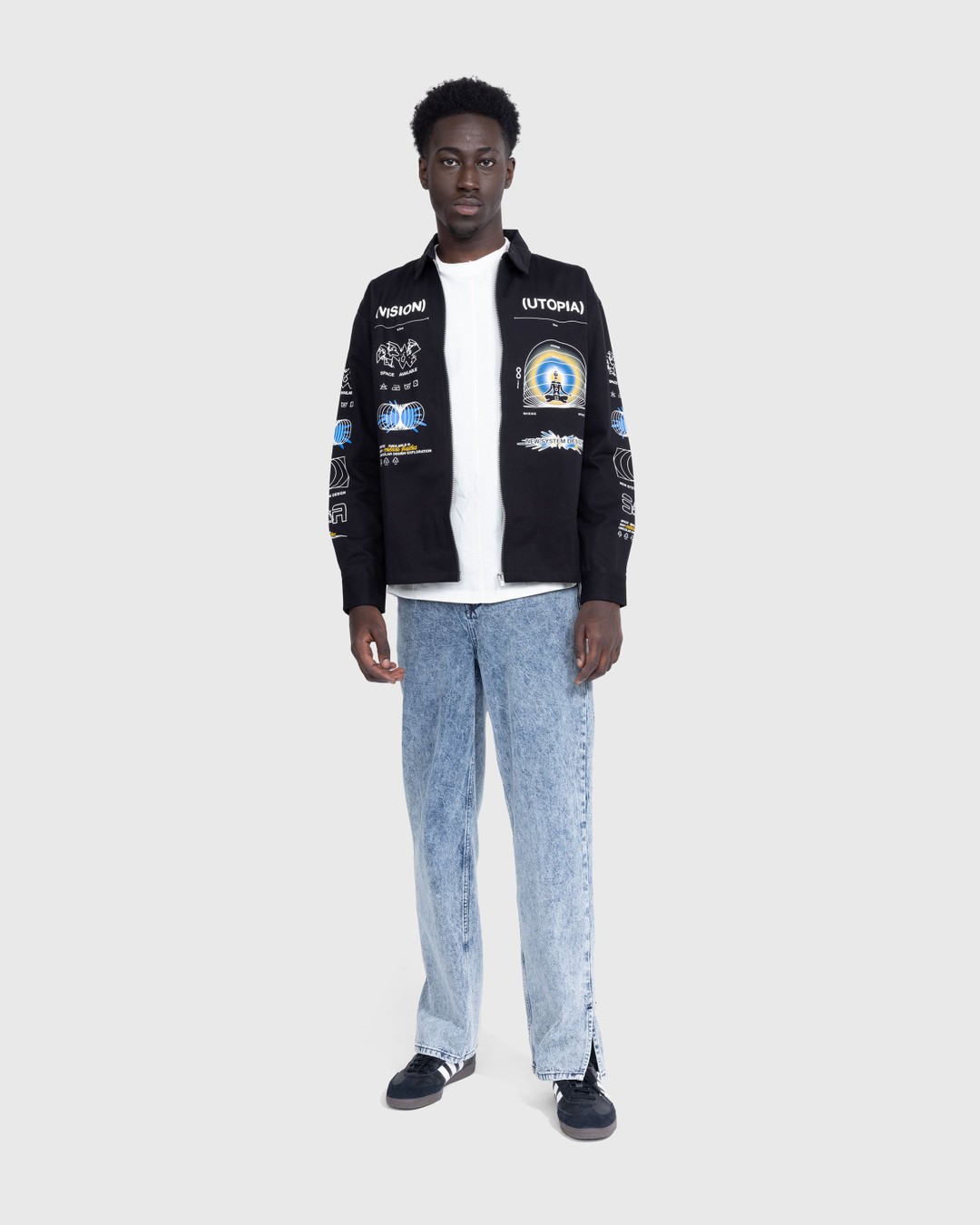 Space Available Studio – Utopia Work Jacket Black - Outerwear - Black - Image 3